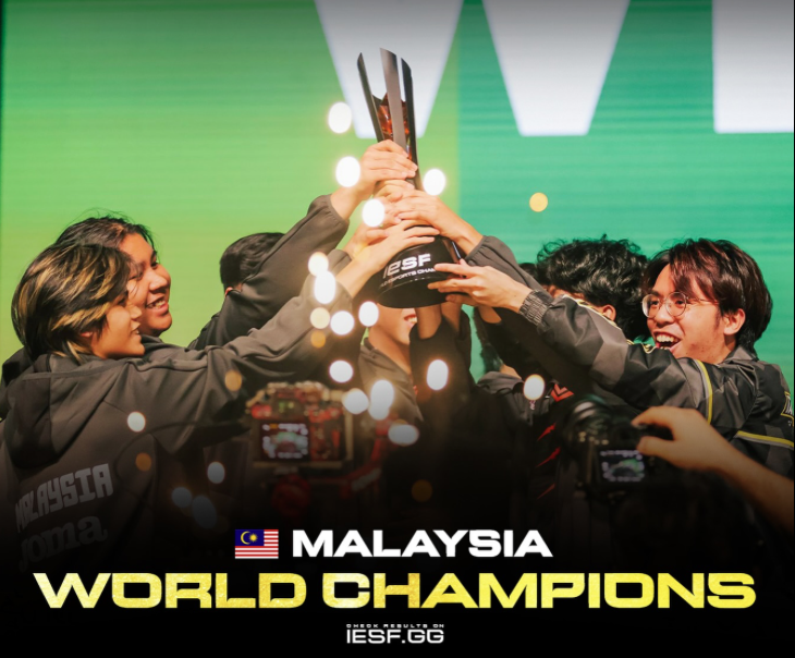 1st champion with full Malaysian roster
